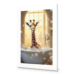Giraffe Bathtime
