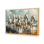 Seven Horses in the Surf