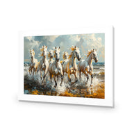 Seven Horses in the Surf