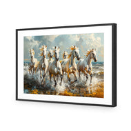 Seven Horses in the Surf