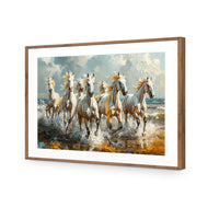 Seven Horses in the Surf