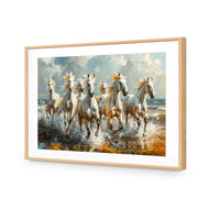 Seven Horses in the Surf