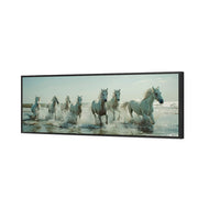 Seven Horses at the Beach