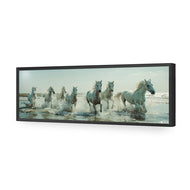 Seven Horses at the Beach