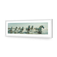 Seven Horses at the Beach