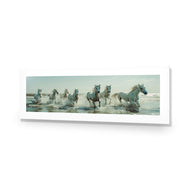 Seven Horses at the Beach