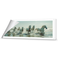 Seven Horses at the Beach