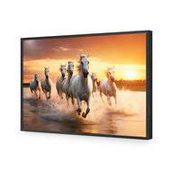 Sunset Horses