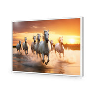 Sunset Horses